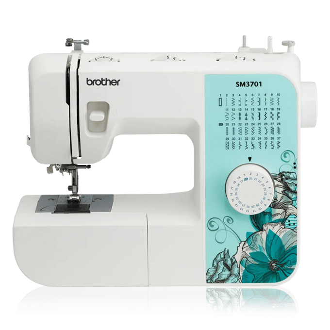 Brother SM3701 sewing machine with 37 built-in stitches and floral design panel