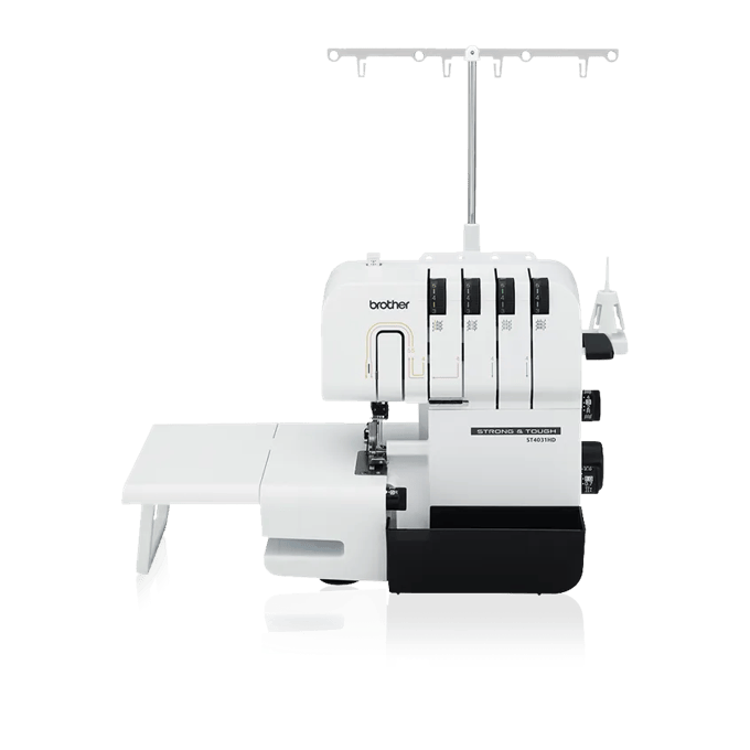 Brother ST4031HD serger with 2/3/4 thread capability and heavy-duty construction