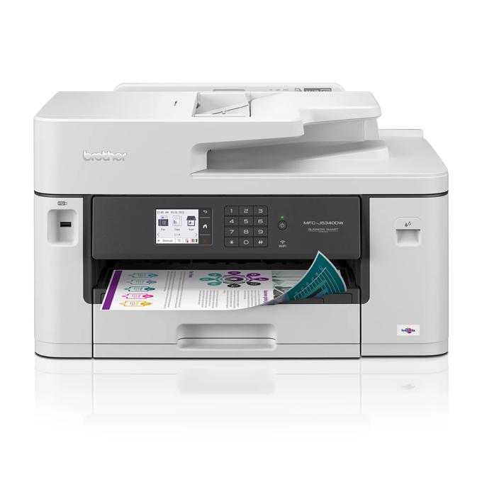 Brother MFC-J5340DW all-in-one wireless inkjet printer with document feeder and touchscreen
