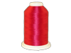 Brother embroidery thread spool in vibrant red on white cone