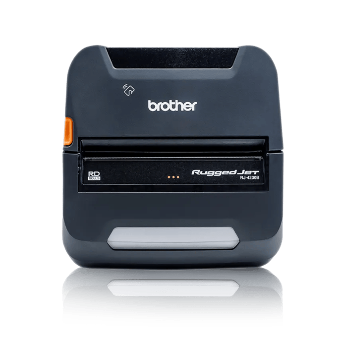 Brother RuggedJet RJ-4230B mobile thermal printer with wireless connectivity