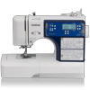 Brother Designio DZ3000 computerized sewing machine with LCD screen and stitch guide