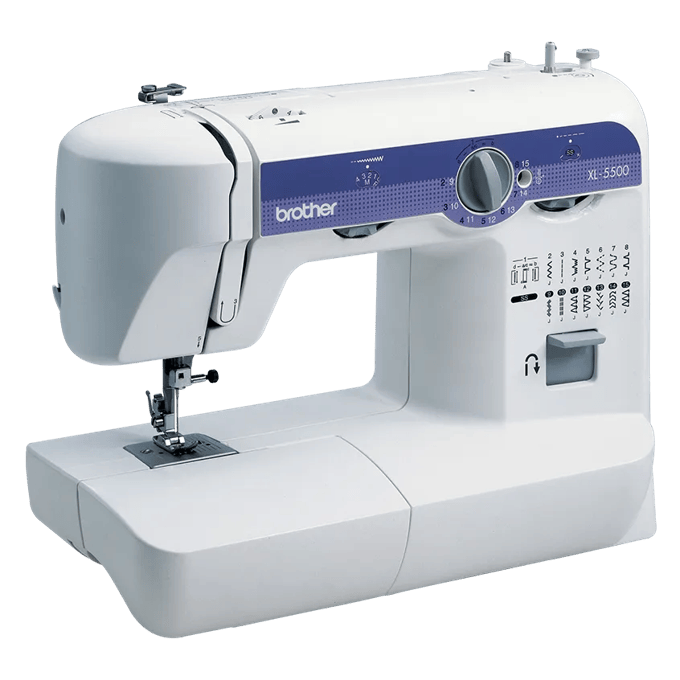 Brother XL-5500 sewing machine with 25 built-in stitches and dial controls