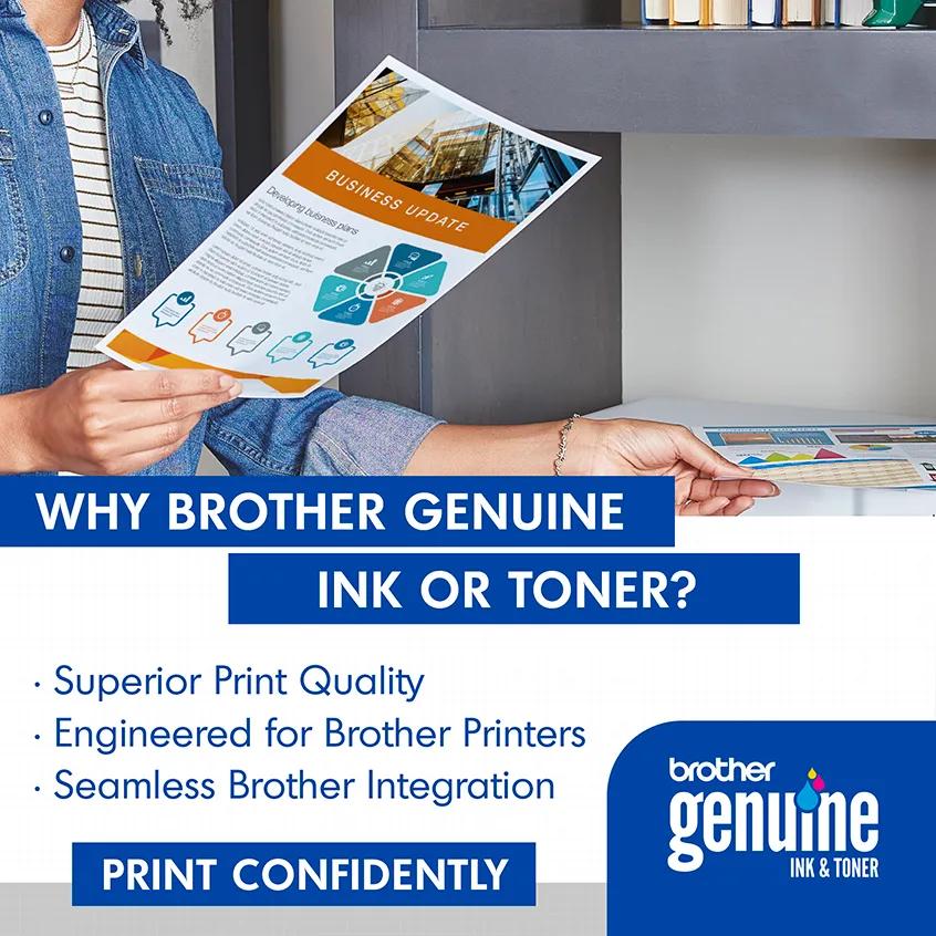 Brother Genuine TN433BK High-yield Black Toner Cartridge, , large