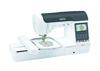 Brother SE2000 embroidery machine with touchscreen and teapot design in hoop