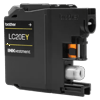 Brother LC20EY yellow INKvestment ink cartridge with high-yield capacity