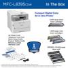 Brother MFC-L8395CDW color laser all-in-one printer with toner cartridges and accessories