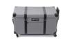 Brother gray rolling storage case with black straps and wheels for portable organization