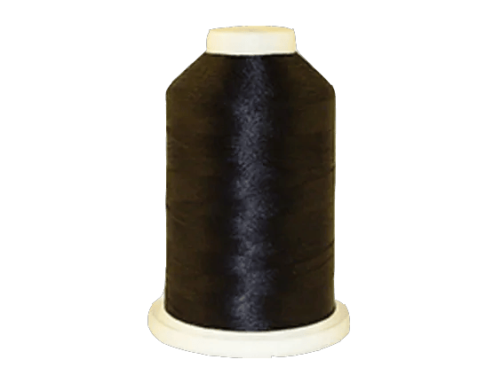 Brother embroidery thread spool in dark navy blue on white cone