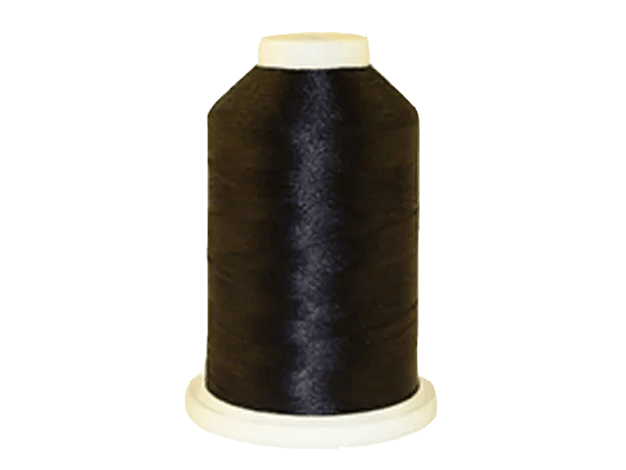 Brother embroidery thread spool in dark navy blue on white cone