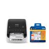Brother QL-1100 Wide Format Professional Label Printer + Brother Genuine DK1247 Large Shipping Labels – 4.07" x 6.4" 180 Labels Per Roll , , small
