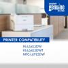 Brother Genuine ink and toner compatibility chart for laser printers and all-in-ones