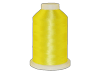 Brother yellow embroidery thread spool on white background