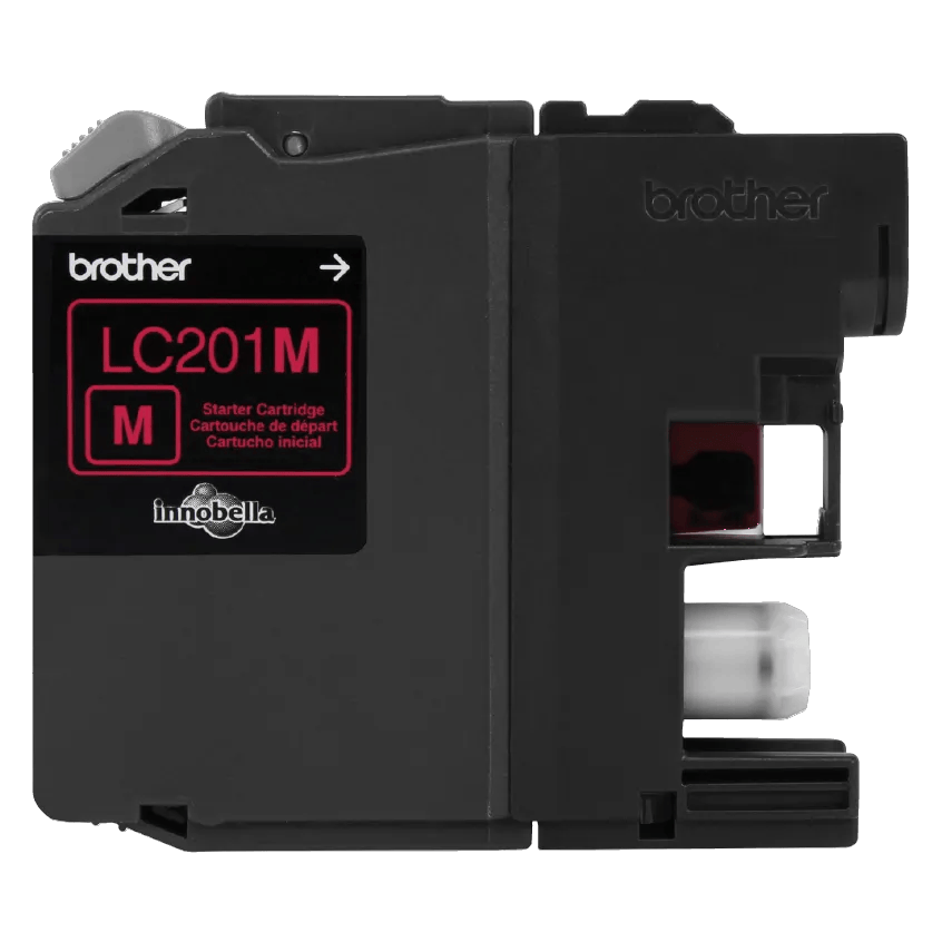 Brother Genuine LC201M Standard-yield Magenta Ink Cartridge, Magenta, medium