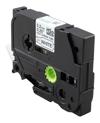 Brother HSe-211E white heat-shrink tube cartridge, 5.2mm width, in black cassette housing