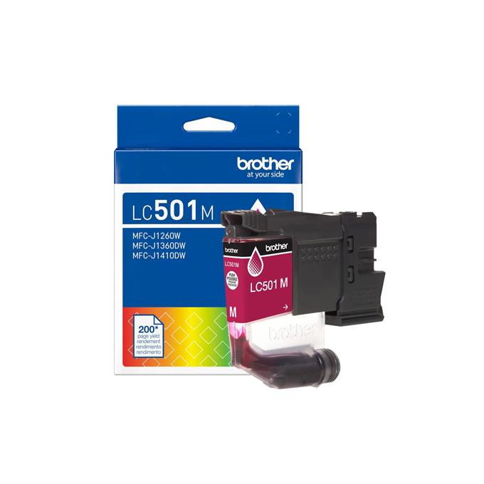 Brother Genuine LC501MS Standard Yield Magenta Ink Cartridge, Magenta, large