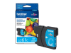 Brother LC61C cyan ink cartridge with packaging for inkjet printers