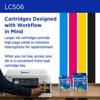 Brother Genuine LC506CS Standard Yield Cyan Ink Cartridge, , small