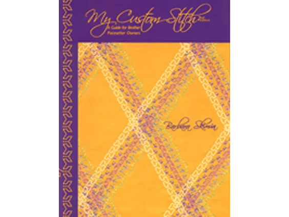 Brother My Custom Stitch software package with decorative embroidery pattern design interface