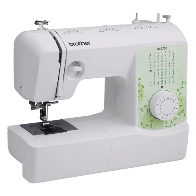 Brother SM2700 sewing machine with 27 built-in stitches and decorative floral panel