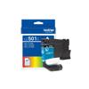 Brother Genuine LC501XLMS High Yield Magenta Ink Cartridge, Cyan, small