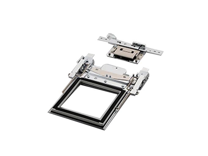 Brother printer scanner lid mechanism with metal frame and mounting brackets