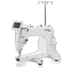 Brother Dream quilting machine with long-arm frame and digital touchscreen display