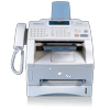 Brother IntelliFax-4750e laser fax machine with telephone handset and paper tray