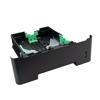 Brother printer paper tray with black exterior and green internal components