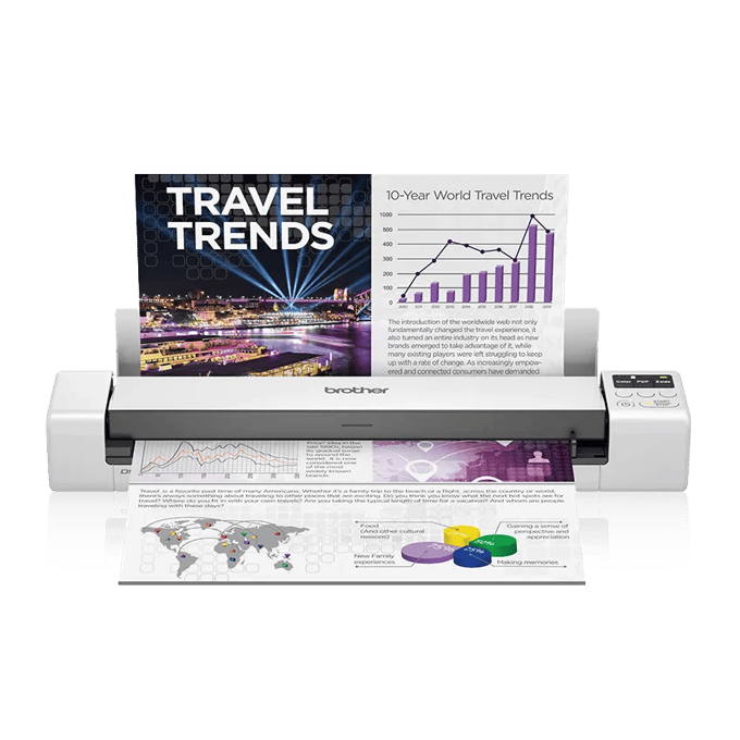 Brother RDS940DW Wireless Duplex Compact Mobile Document Scanner Refurbished, , large