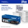 Brother Genuine TN830XL High Yield Toner, Black, small