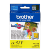 Brother LC51Y yellow ink cartridge for inkjet printers
