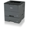Brother HL-L6200DWT monochrome laser printer with dual paper trays and wireless connectivity