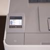 Brother color laser printer touchscreen displaying cloud service options