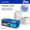 Brother Genuine TN229XLY High Yield Yellow Toner Cartridge, Cyan, small