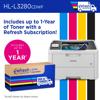 Brother HL-L3280CDWF color laser printer with wireless connectivity and Refresh toner subscription