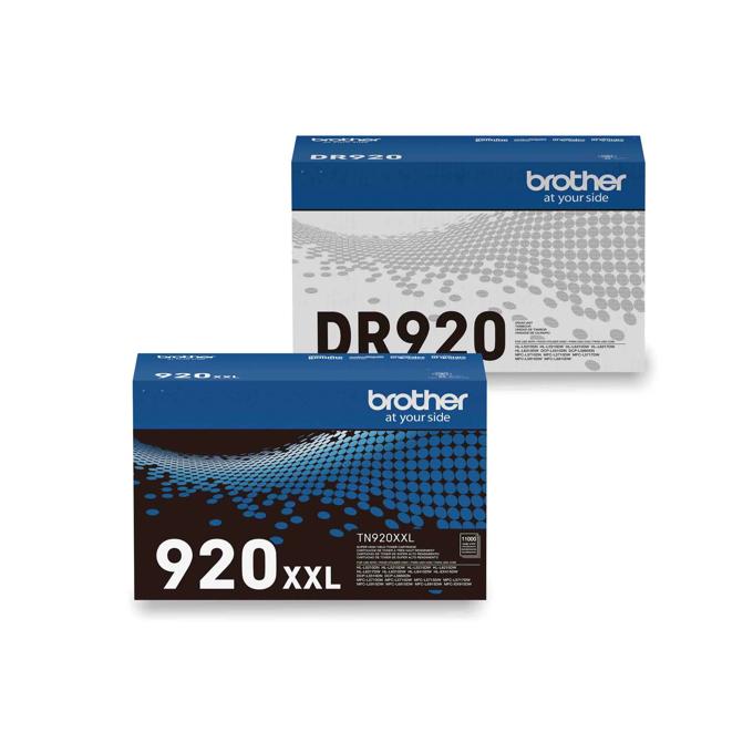 Brother DR920 drum unit and TN920XXL high-yield toner cartridge bundle