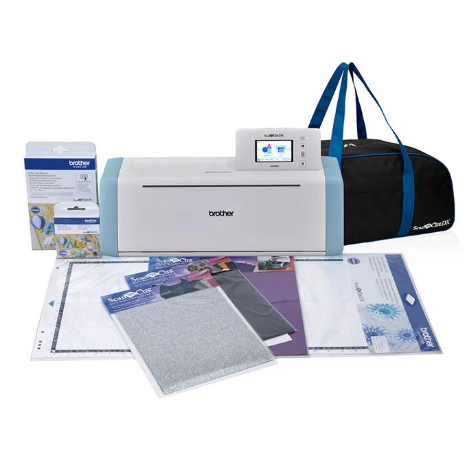 Brother ScanNCut SDX85 cutting machine bundle with carrying case and accessories