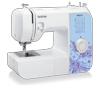 Brother XM2701 sewing machine with decorative floral panel and LCD display