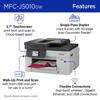 Brother MFC-J5010DW all-in-one printer with touchscreen, duplex scanning, and wireless connectivity