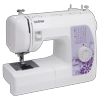 Brother LX2763 sewing machine with purple floral design and 27 built-in stitches