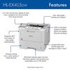 Brother HL-EX415DW wireless laser printer with touchscreen and dual-band connectivity