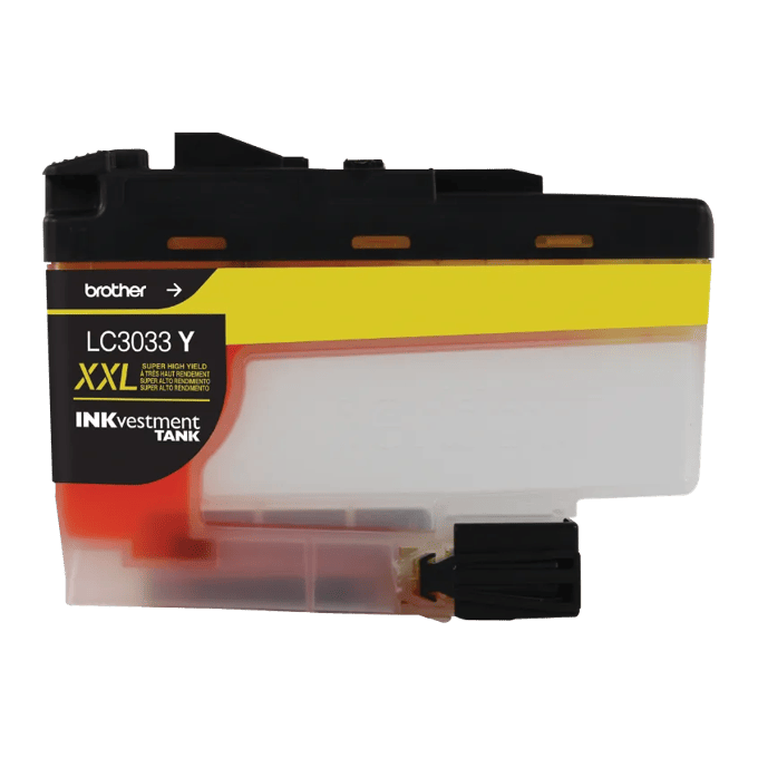 Brother Genuine LC3033Y INKvestment Super High-yield Yellow Ink Cartridge, Yellow, large