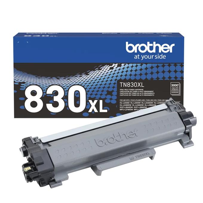 Brother Genuine TN830XL High Yield Toner, Black, large