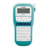 Etiquetadora portátil Brother P-touch con teclado QWERTY y pantalla LCD turquesa