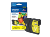 Brother LC61Y yellow ink cartridge with packaging