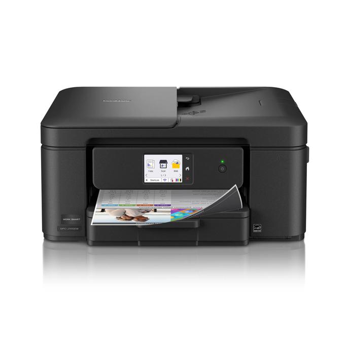 Brother MFC-J1410DW wireless all-in-one inkjet printer with touchscreen printing color documents