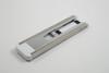 Brother printer tubular frame component with metal rails and white base