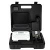 Brother PT-D410VP portable label maker with QWERTY keyboard in hard-shell carrying case