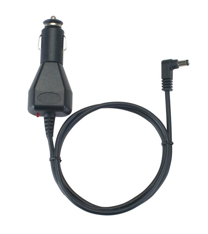 Brother car charger with right-angle connector for in-vehicle power supply